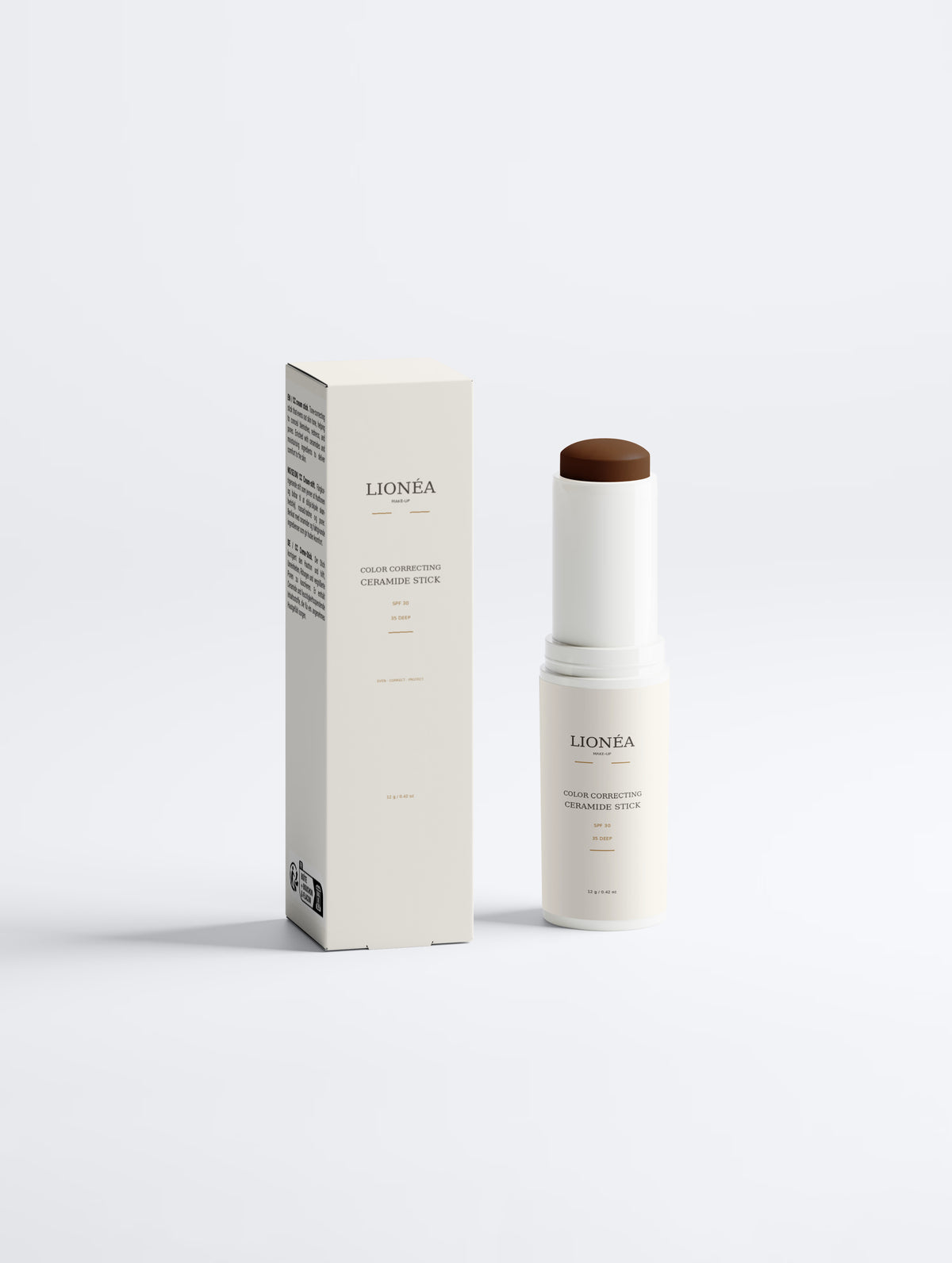 LIONÉA Color Correcting Ceramide Stick SPF 30 – 35 Deep – 12 g