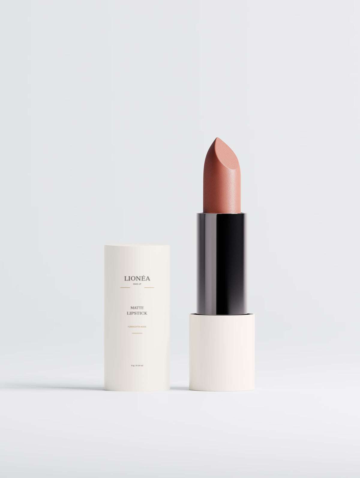 LIONÉA Matte Lipstick – Terracotta Nude – 4 g