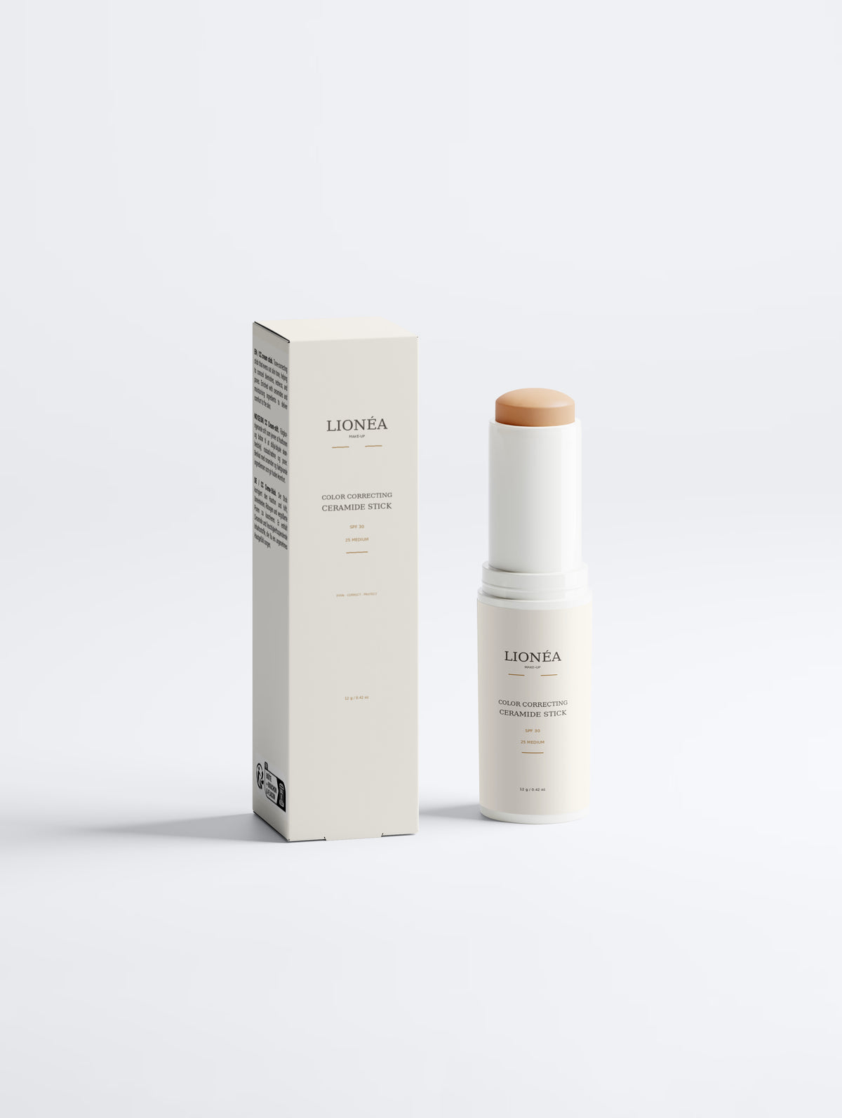LIONÉA Color Correcting Ceramide Stick SPF 30 – 25 Medium – 12 g