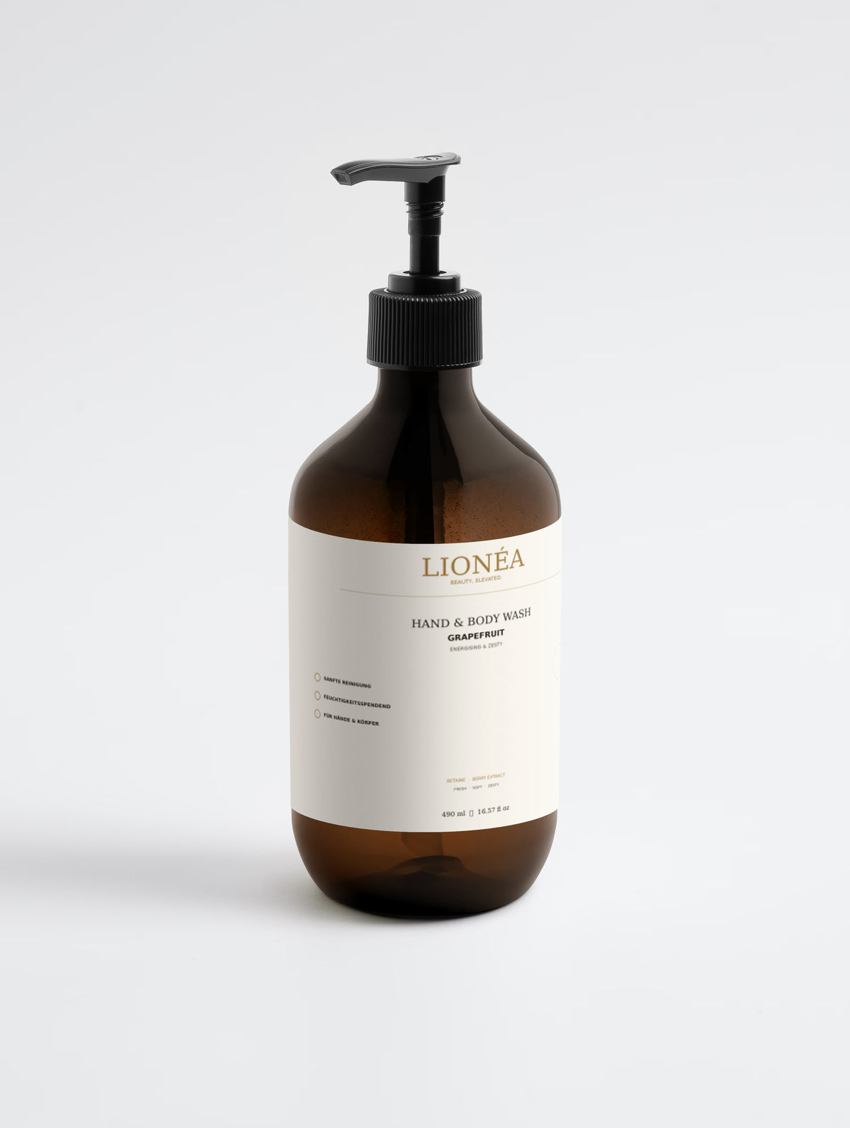 LIONÉA Hand & Body Wash – Grapefruit – 490 ml
