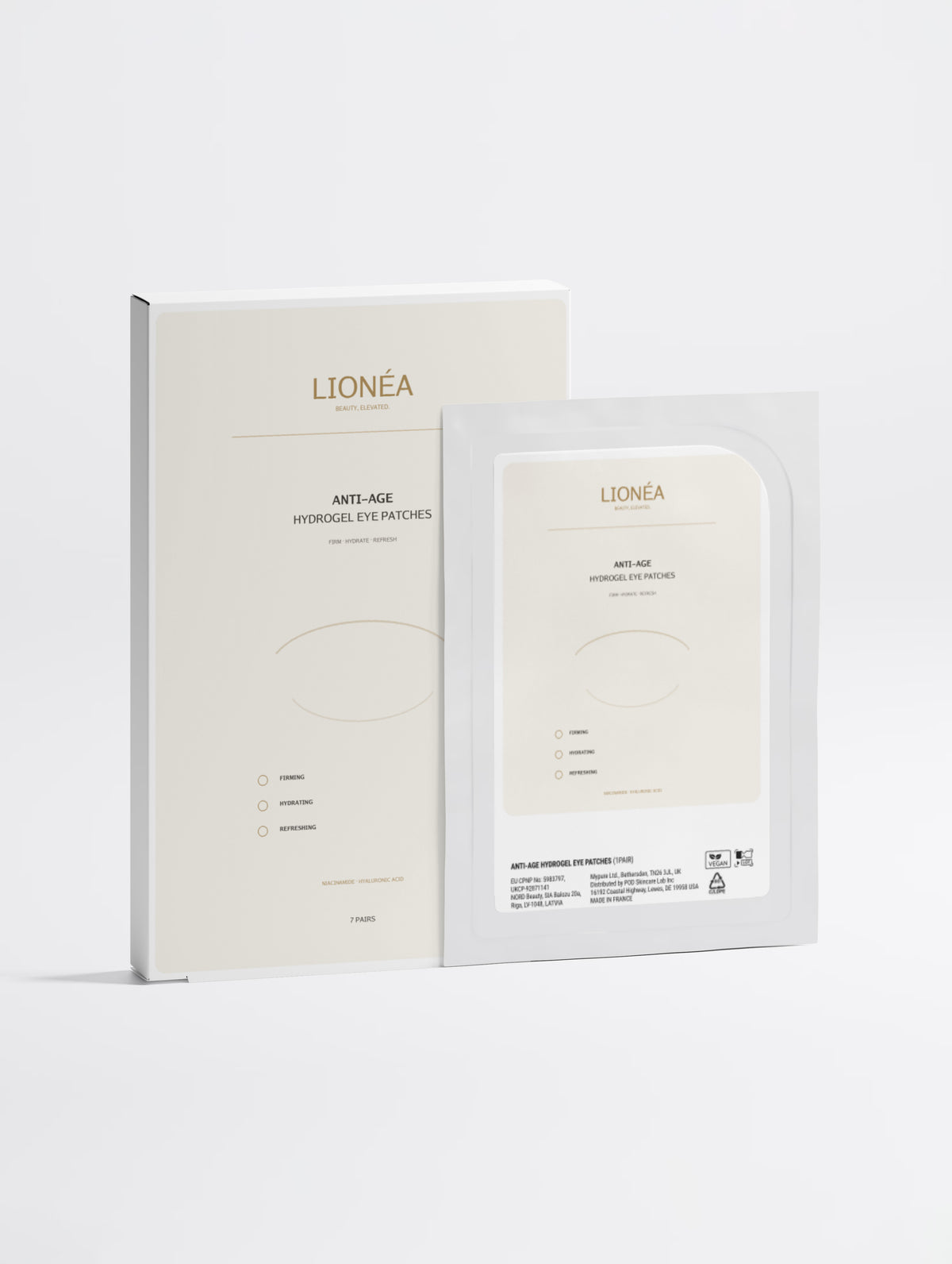 LIONÉA Anti-Age Hydrogel Eye Patches – 7 Paar