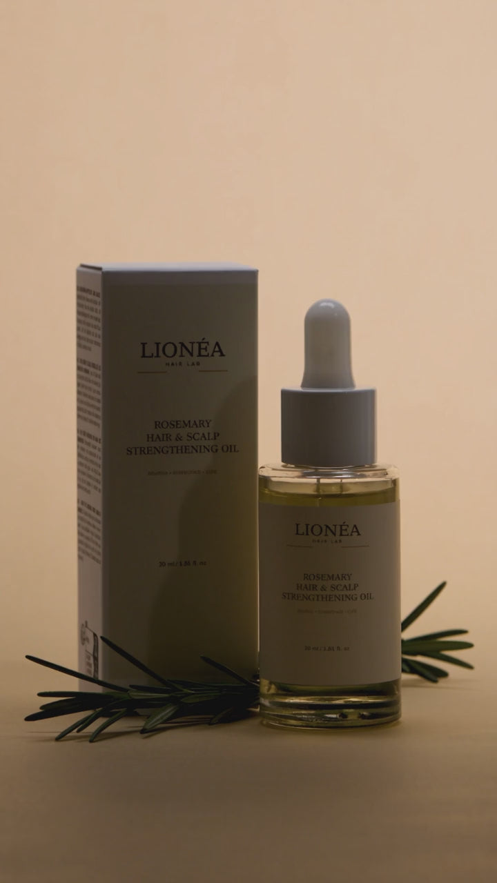 Huile pour cheveux et cuir chevelu au romarin LIONÉA – 30 ml